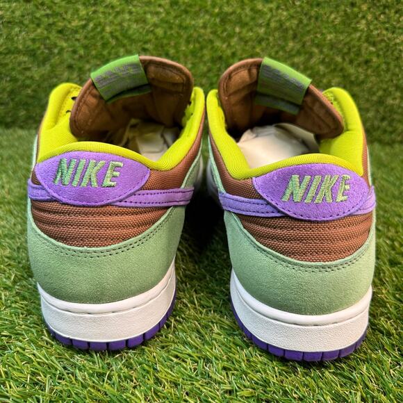 Nike Dunk Low SP Retro ‘Veneer’ 2020 Brown Green Purple DA1469-200 Men’s Size 12 - Picture 3 of 11